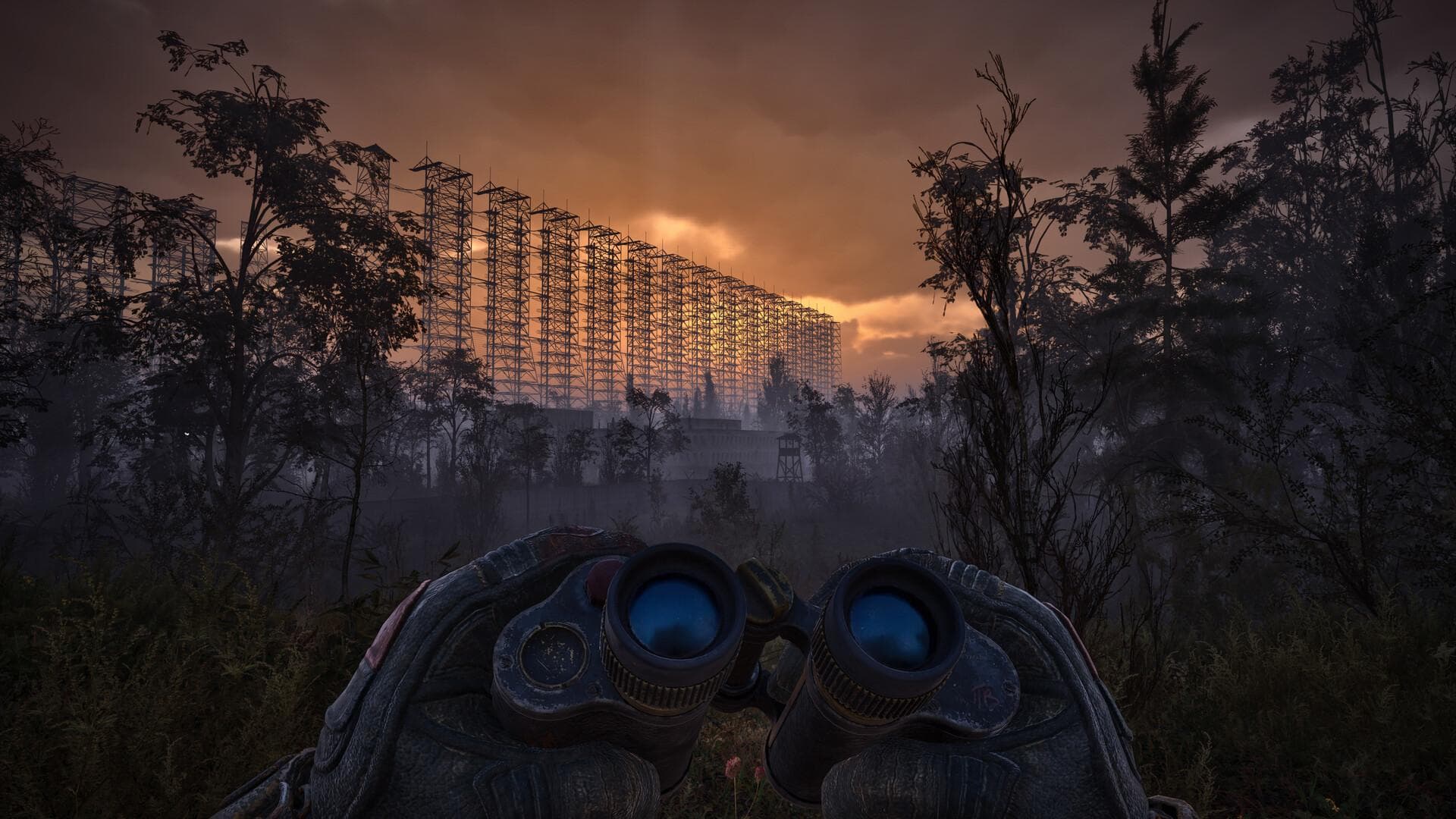 Sunset over the Zone in S.T.A.L.K.E.R. 2